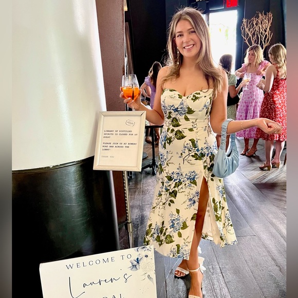 Reformation Juliette Dress in Riviera - Picture 5 of 5